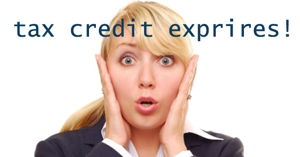 tax credits expire